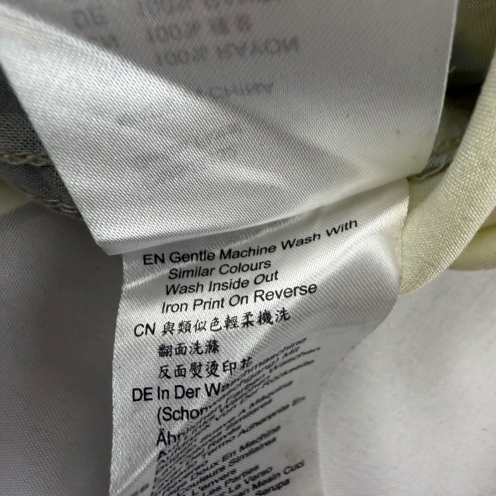 Deus Ex Machina Belbin Floral Shirt Mens Large Cream Watercolor Rayon Button Up - Picture 6 of 10